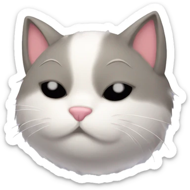 sleepy zzz kitty cat sticker