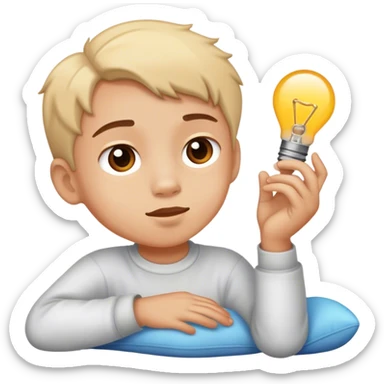 kid just chilling sticker