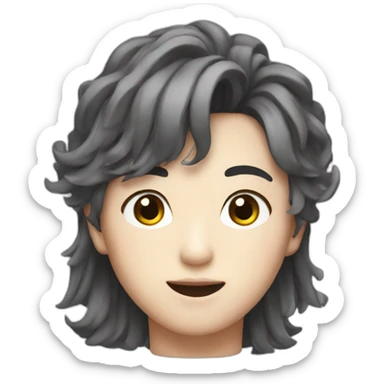 K pop singer sticker