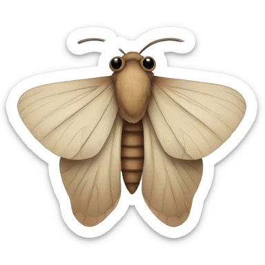 Moth  sticker