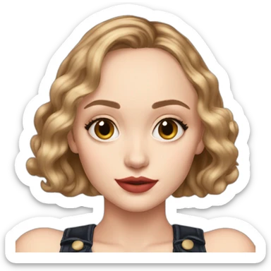 Lily rose depp idol sticker