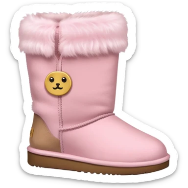 light Pink uggs sticker
