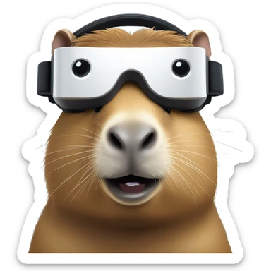 capybara VR sticker