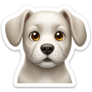 Perro muy tierno  sticker