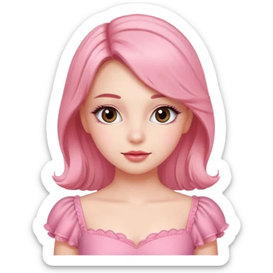 Coquette girl  sticker