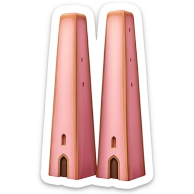 two towers of bologna sticker