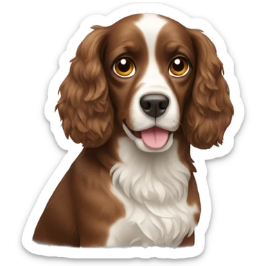 Spaniel dog sticker