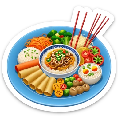 asian food sticker