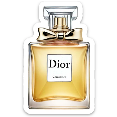Dior perfume sticker