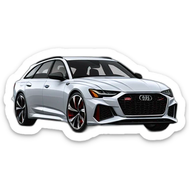 Audi rs6 2023 sticker
