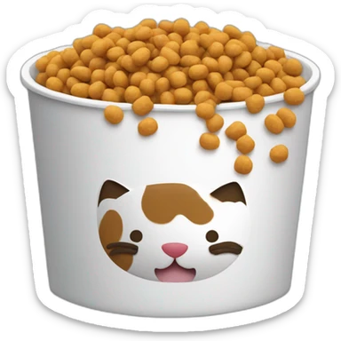 cat food sticker