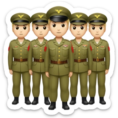 Pelotones de colo sticker