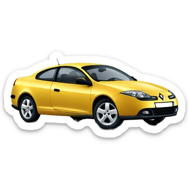 One Renault Laguna Coupe V6 sticker