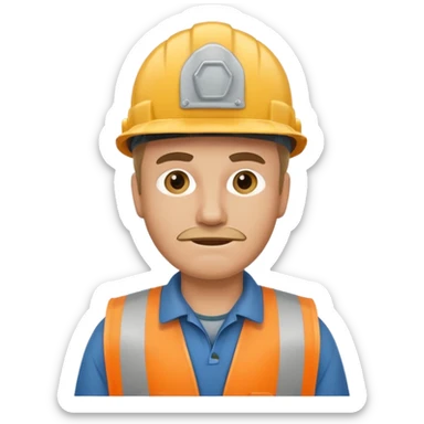 garbage man with helmet sticker