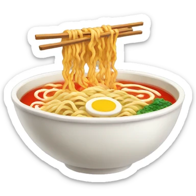 Ramen food sticker