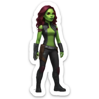 Gamora full body  sticker