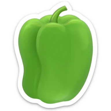 a green chili pepper sticker