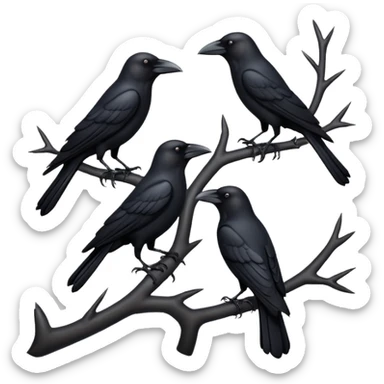 crOWS sticker