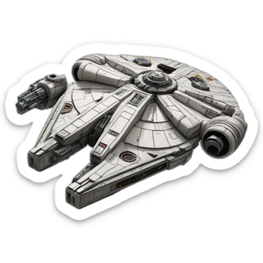 millenium falcon sticker