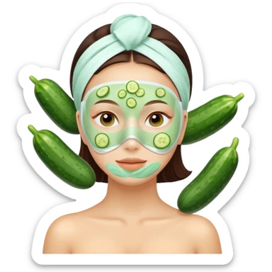 Girl spa day sticker