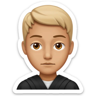 judgemental side eye, expressive face, 3/4 face view, ios emoji style sticker