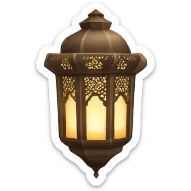 moroccan lantern sticker