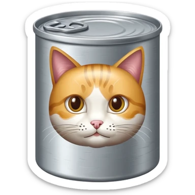 create a can of catfood emoji sticker
