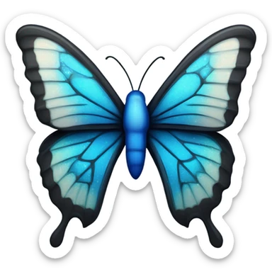 Mariposa azul  sticker