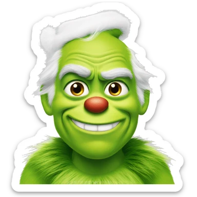 henry cavill as grinch sticker