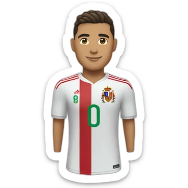Ronaldo maillot portugal sticker