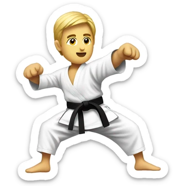 Karate sticker
