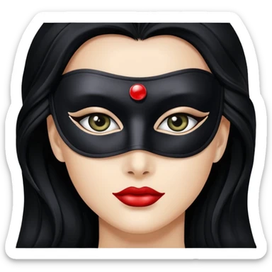 Domino eye mask just the eye mask. I like the 4th but a different style sticker