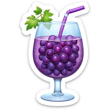 Grapes Drink sticker