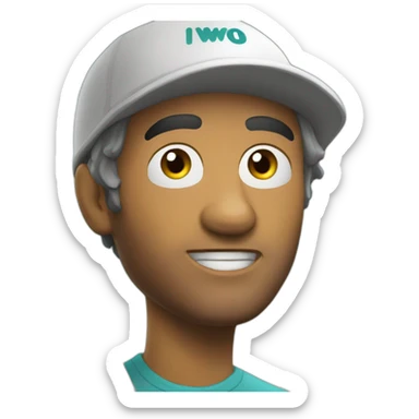 iwo szapar as a surfer sticker