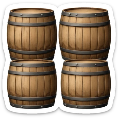 Aged Wine Barrels sticker