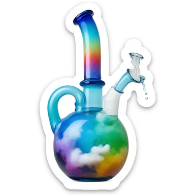 420 bong rip  sticker