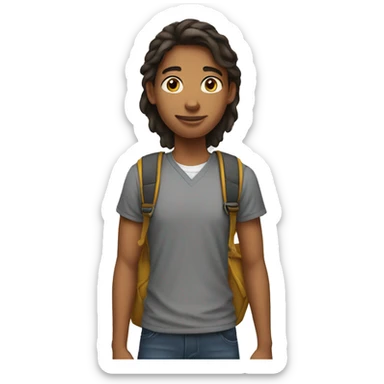 College student  sticker