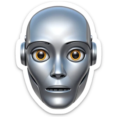 robot realizing they are sentient sticker