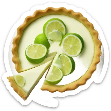 key lime pie sticker