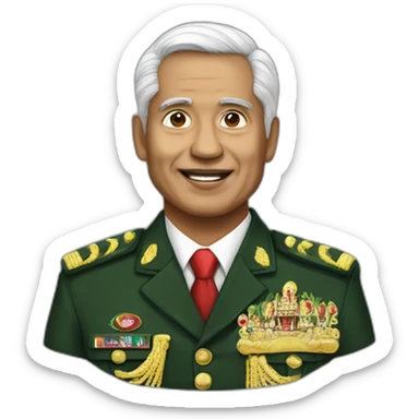 ganjar pranowo indonesia presidential candidate sticker