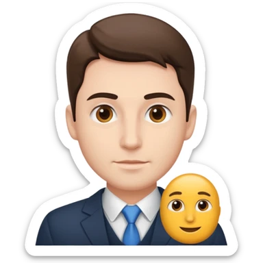 customized investment plan with man sticker