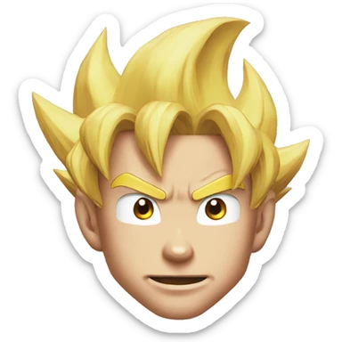 Goku from dragon ball z sticker