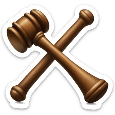 gavel hammer sticker