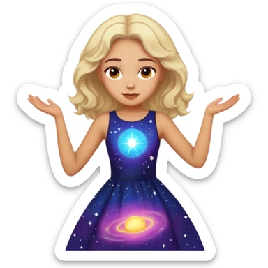 the cosmos love united us sticker