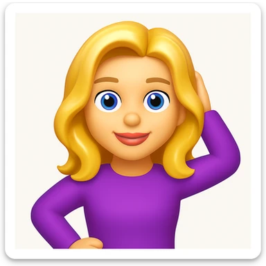 Convert the uploaded image into a 3D Apple-style emoji — preserve the key shapes, colors, and overall composition of the original image. Simplify the forms into clean, rounded cartoon-style elements while keeping the subject recognizable. Apply glossy textures, soft lighting, smooth shading, and render everything in Apple emoji style on a clean white background

 sticker