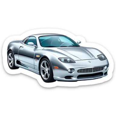 Car Poster y2k sticker