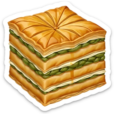 turkish baklava sticker