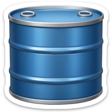 oil drum в мультяшном реалистичный стиль, мягкий свет, чистые контуры, детализировано, гладкая sticker