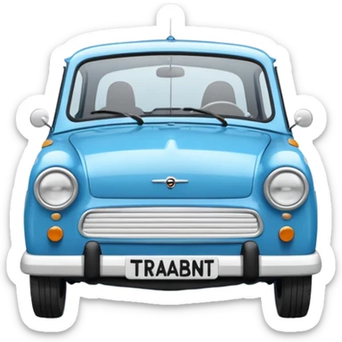 Trabant 601 blau sticker
