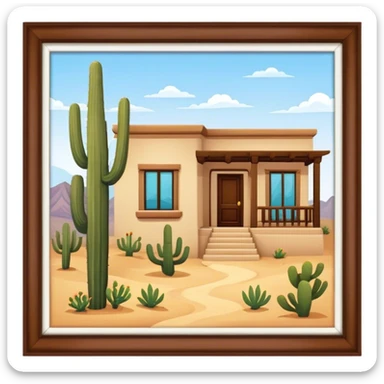 Sonoran desert villa  sticker